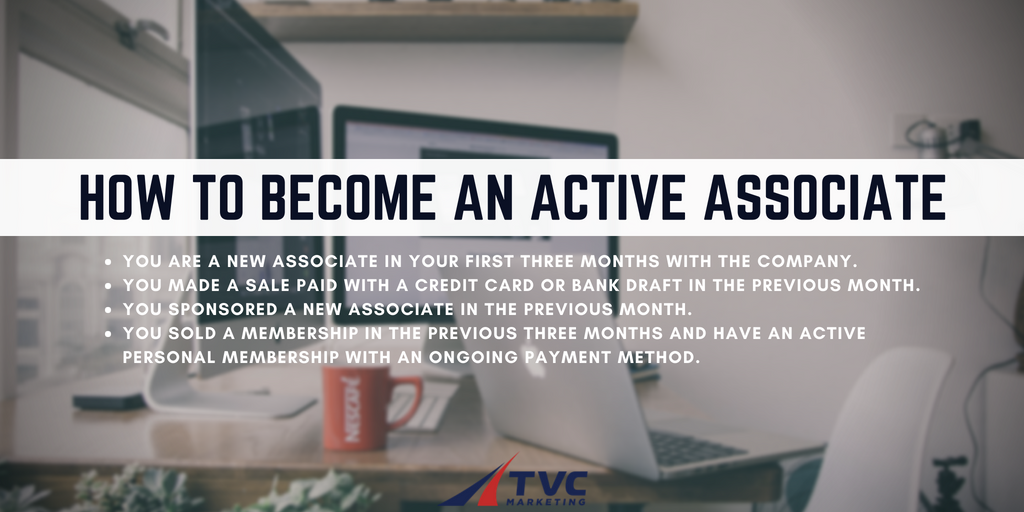 TVCMarketing's tweet photo. There are four ways to become an 'active associate'. Learn more below! https://t.co/zHno1DJuzj