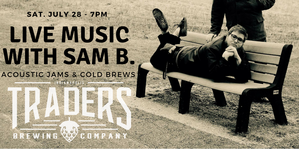 THIS SATURDAY 7PM - Live jams with Sam B & damn good beer #acoustictunes #livemusic #craftbrews #brewerylife