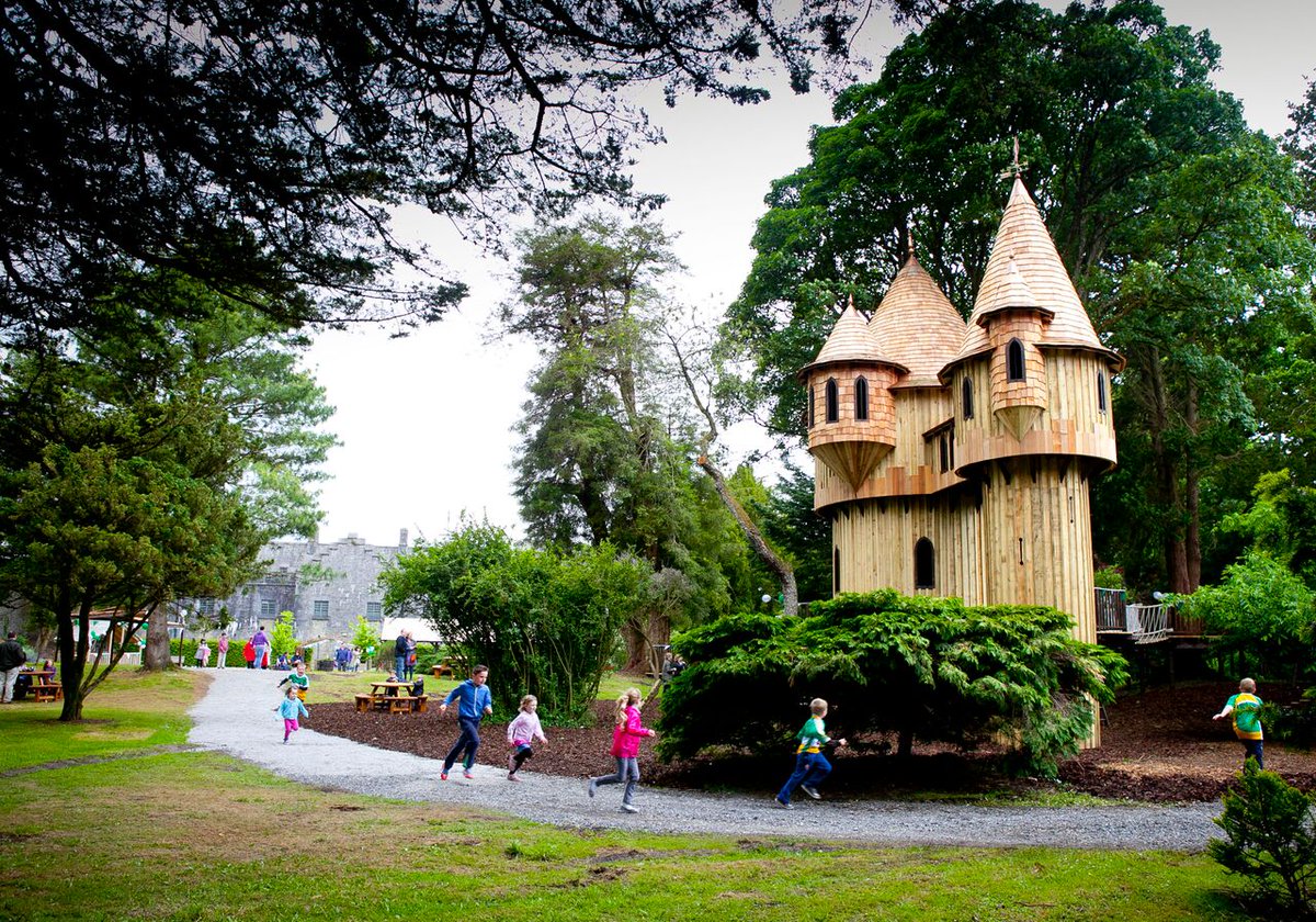 mykidstime's tweet image. Visit Ireland’s largest treehouse @BirrCastle this Bank holiday weekend. As well as amazing treehouse you'll find bouncy pillow, sand pits, climbing frames, slides + Science Centre, Great Telescope and lovely gardens. mykidstime.link/birth6acba #ad