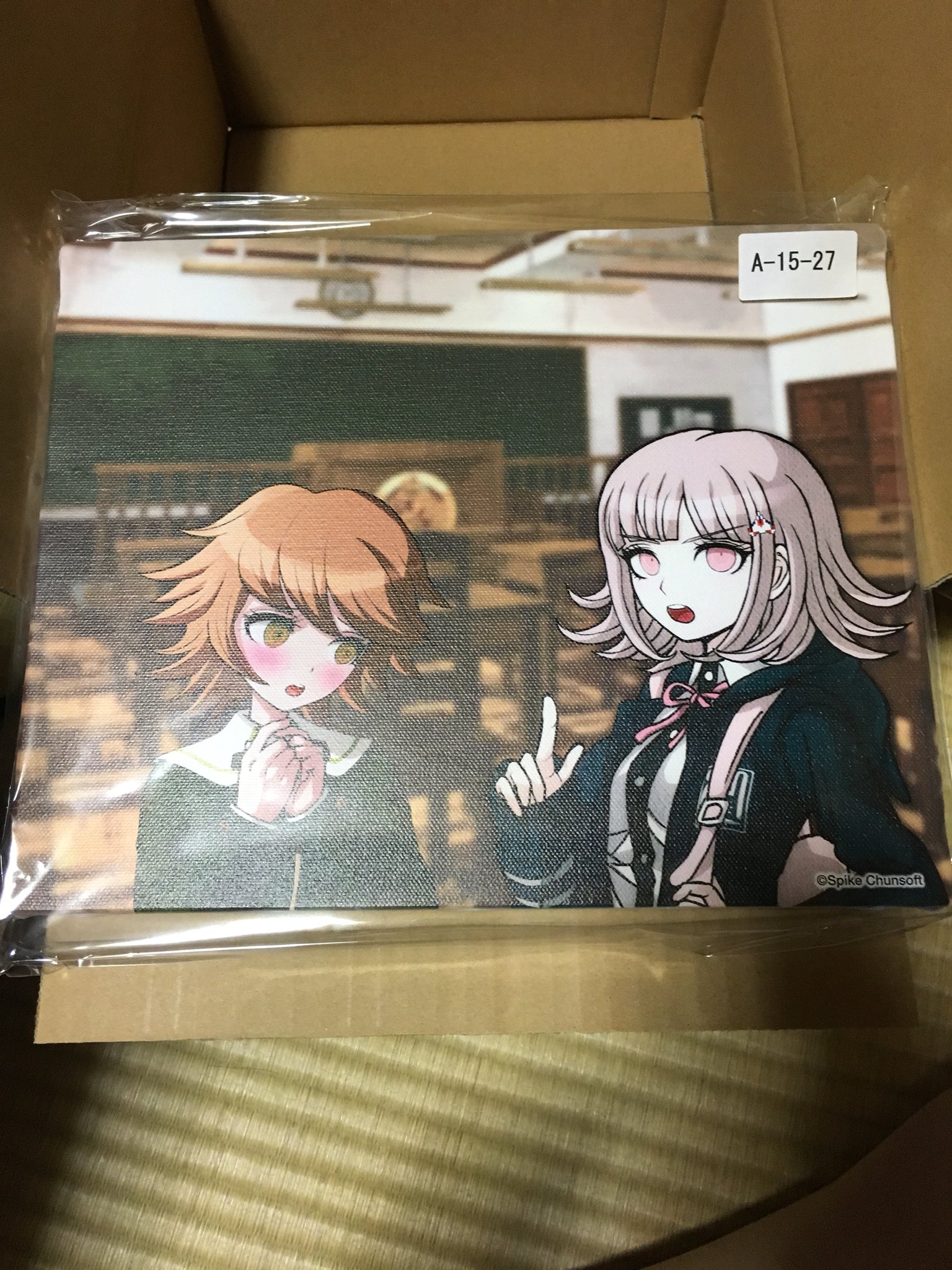 ダンガンロンパ 不二咲千尋 七海千秋 キャンバスアート