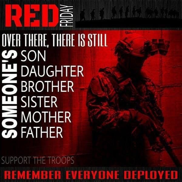 #RedFridays until they all come home