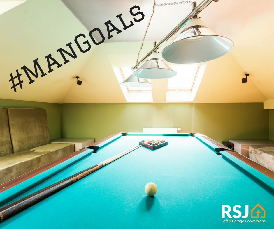 RSJConversions's tweet photo. Loft to games room! #ManGoals https://t.co/uE3MUoQqaY