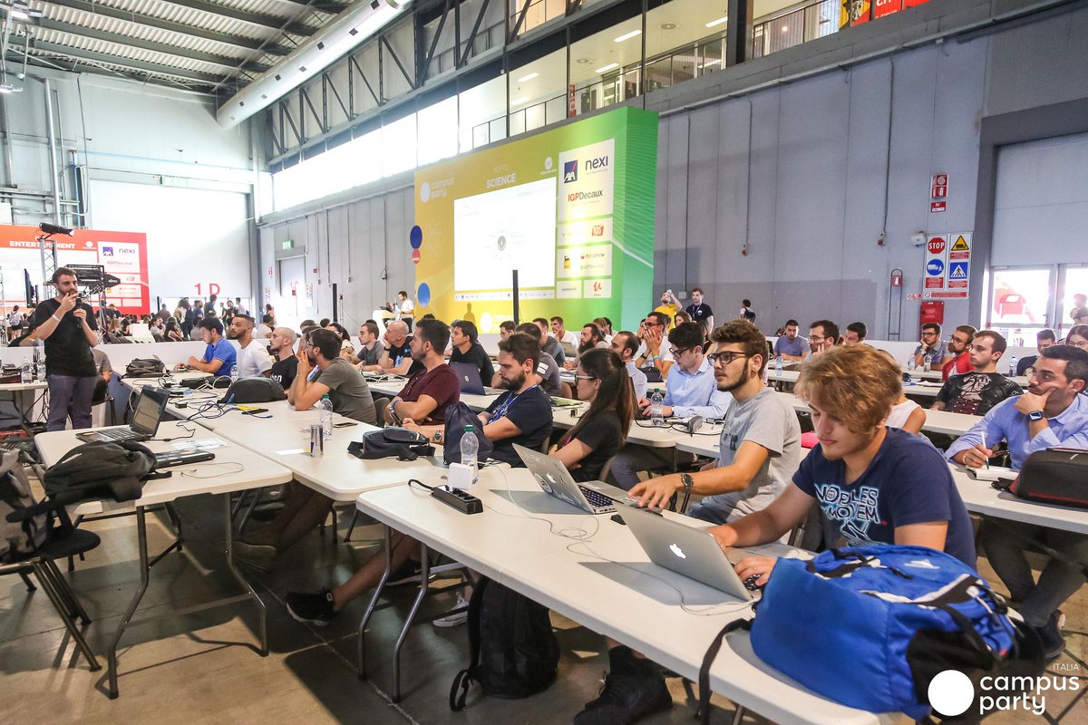 BlockchainEduIT's tweet photo. 📌 Eccoci durante i nostri workshop a @campuspartyIT !
👉🏻 Grazie a tutte le persone che erano presenti, l'Area #Blockchain era una delle zone più seguite!
📆 Restate sintonizzati, perché abbiamo un sacco di novità ed eventi da annunciare!
#BlockchainEdu #CPIT2 https://t.co/RDDWVndoys