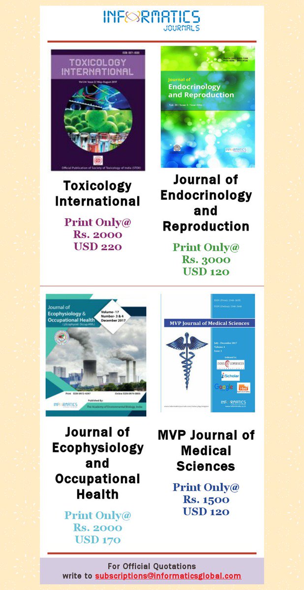 Subscribe_Health Science Related Journals from <a href="/Informatics_Jou/">Informatics Journals</a>!