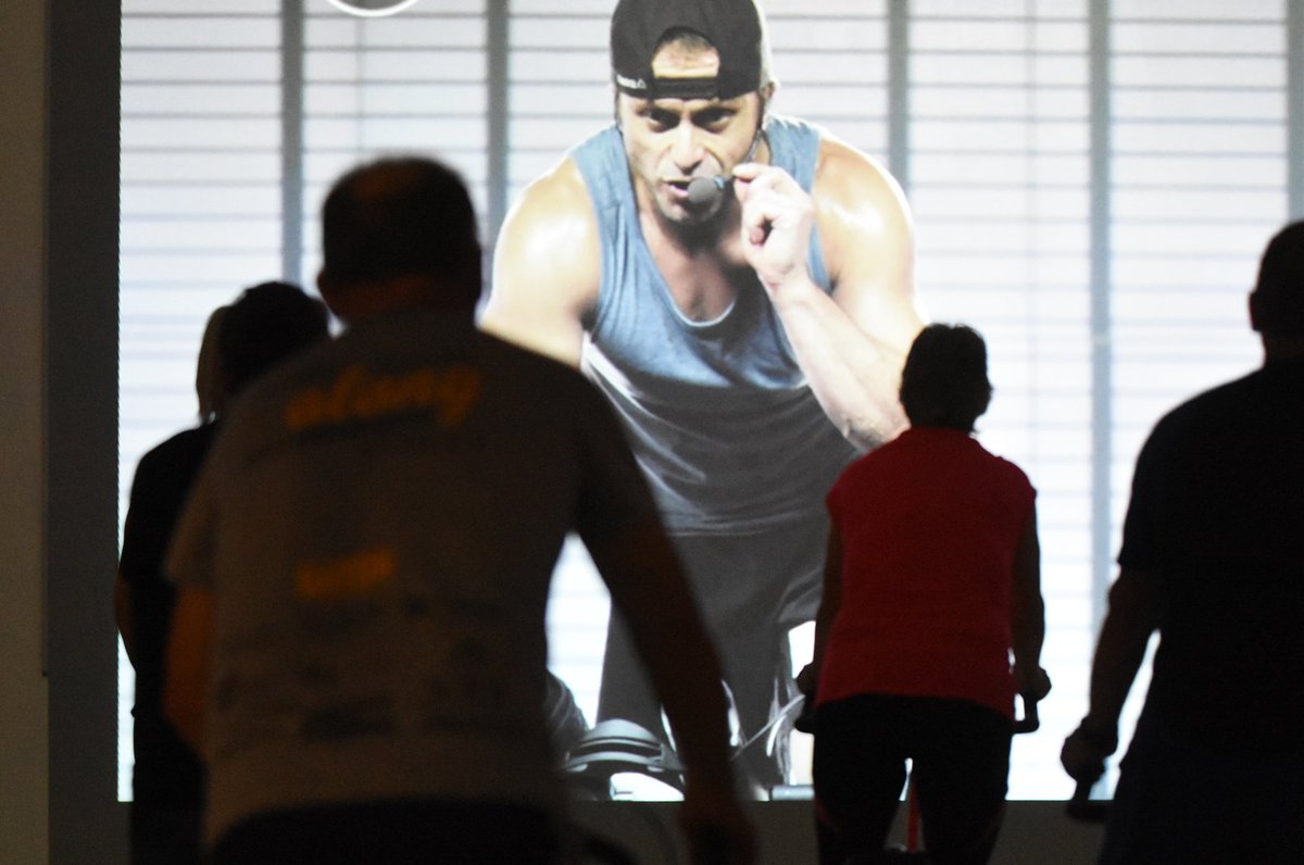 Over 30 people have tried our Les Mills Virtual RPM class already this week - cycle based interval training on the big screen! Come and see what it is all about and benefit from the great results. bit.ly/2Afvv4F