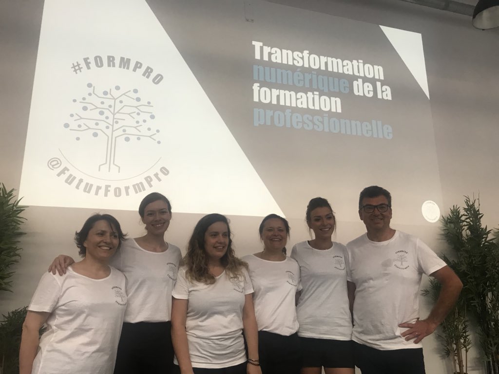 VincentMontet's tweet photo. #TransfoNum #MasterClass #FormationProfessionnelle #FormPro @FuturFormPro une équipe reçue par le @HUBInstitute Merci ! #MBADMB https://t.co/yJ5l2TEi6E