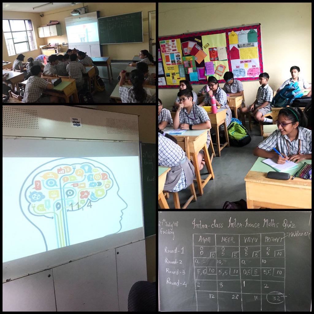 A little healthy contest can’t harm anyone.. An inter-house maths quiz was organised which was a huge success. Learning with enthusiasm and zeal is what makes maths fun. Kudos to the winning team! #AhlconIntl #Ahlconintl4SDGs #engagingclassroom