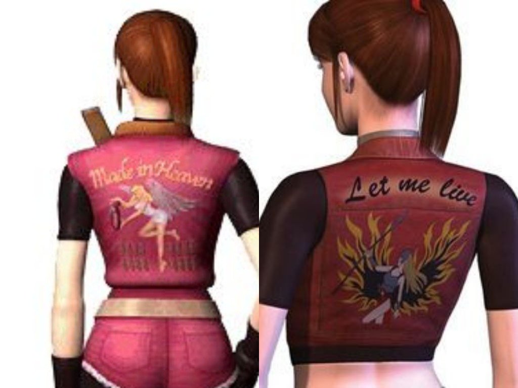 VGF Gamers on X: Claire Redfield's jackets from Resident Evil 2 and Code  Veronica are references to the band Queen.  / X