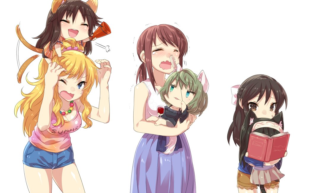 三頭身くらいのなら例の生き物以外もまま描いてた #デフォルメ絵を流してデフォルメ民を増やそう 