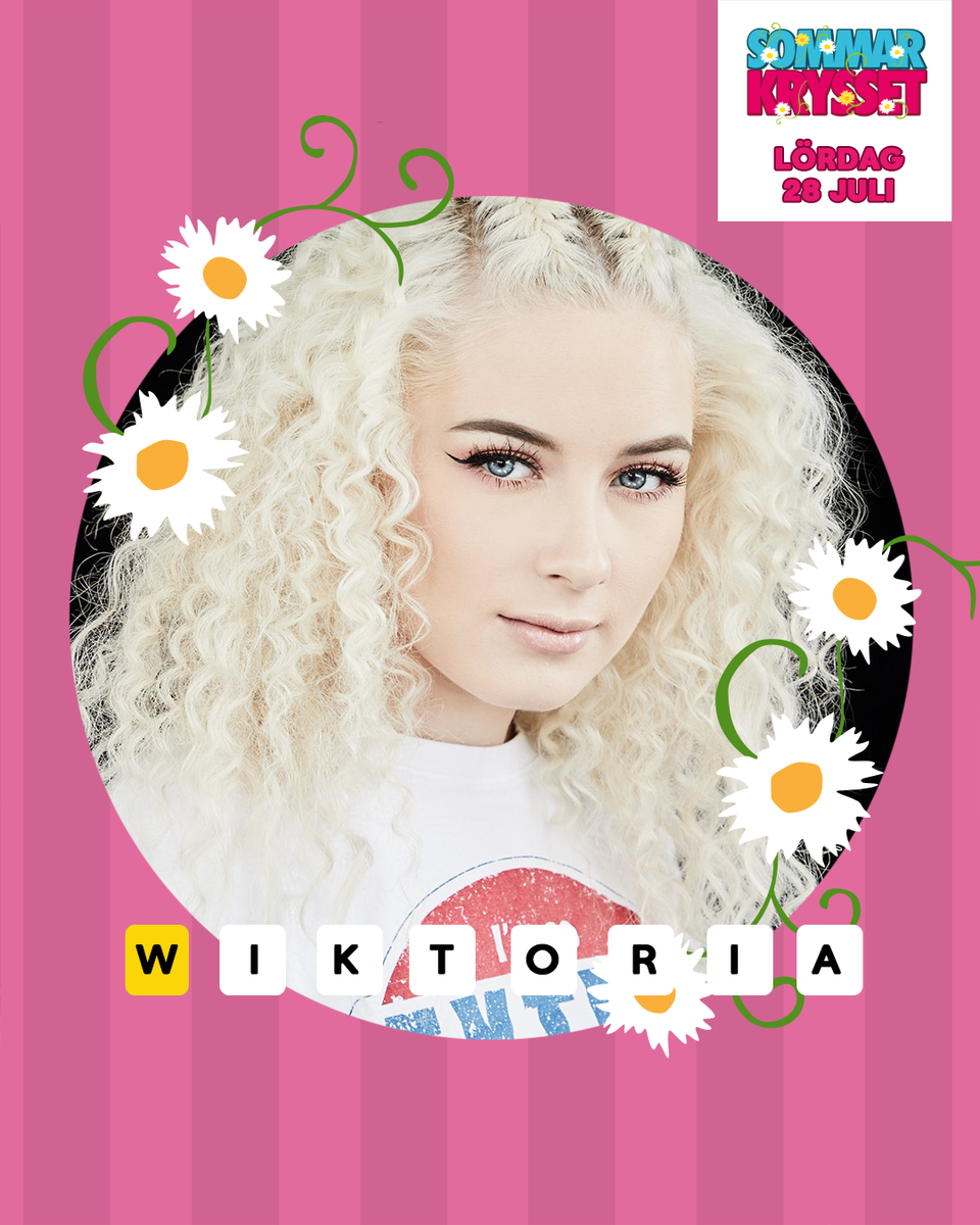 Sommarkrysset's tweet photo. Senaste årens Mello-succéartist Wiktoria gästar @Sommarkrysset imorgon 28 juli med sin nya smashing singel #PerfectMemory Missa inte! 20:00 i @tv4 #Wiktoria @gronalund https://t.co/Y0M9K04Y9Z