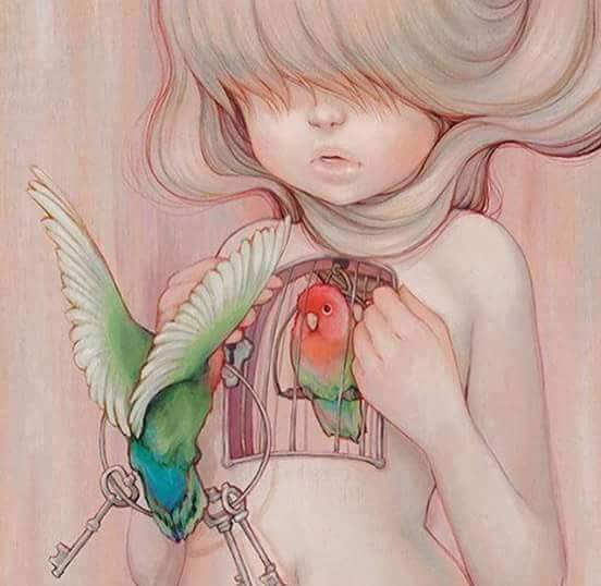 naraiia's tweet photo. Que mi corazón esté siempre abierto a pequeños pájaros que son los secretos del vivir. https://t.co/vrktAlXVB2