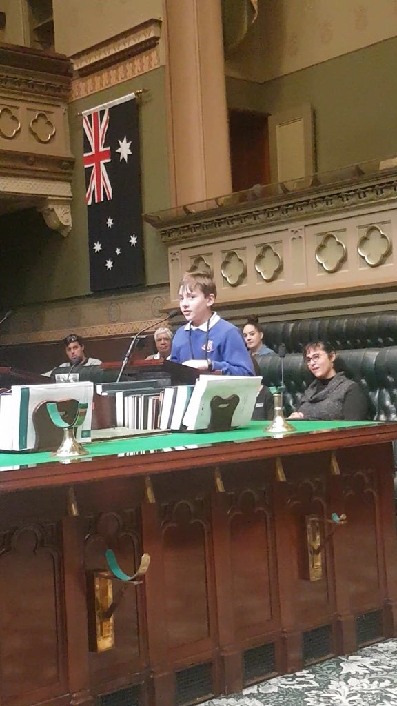 Today our students spoke in NSW Parliament House as part of the Yarn Up program. They spoke and presented themselves with such confidence. Congratulations boys, you’ve made <a href="/RevesbyPS/">RevesbyPS</a> very proud!