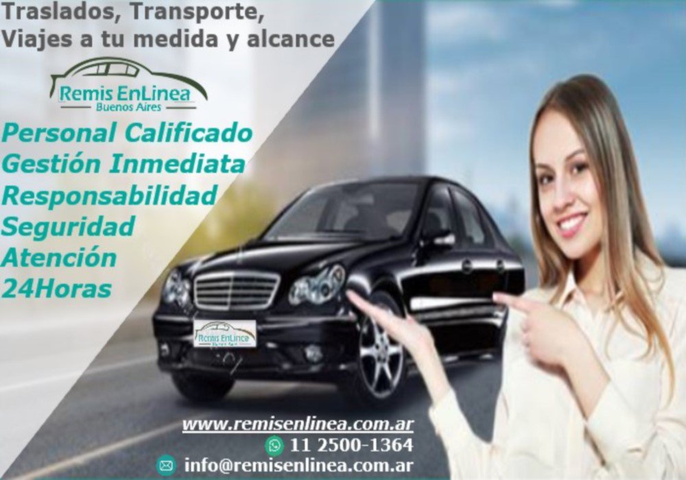 Servicio Calificado
Remis en Línea
Gestión y Atención
24 Horas

Web: remisenlinea.com.ar
Whatsapp: 11 2500-1364
Email: info@remisenlinea.com.ar

#RemisEnLinea #Remis #BsAs #Taxi 
#BuenViernes #Argentina #Traslado 
#Viaje #Flete #Transporte 
#RemisBsAs #Ride #Viaje #BAires