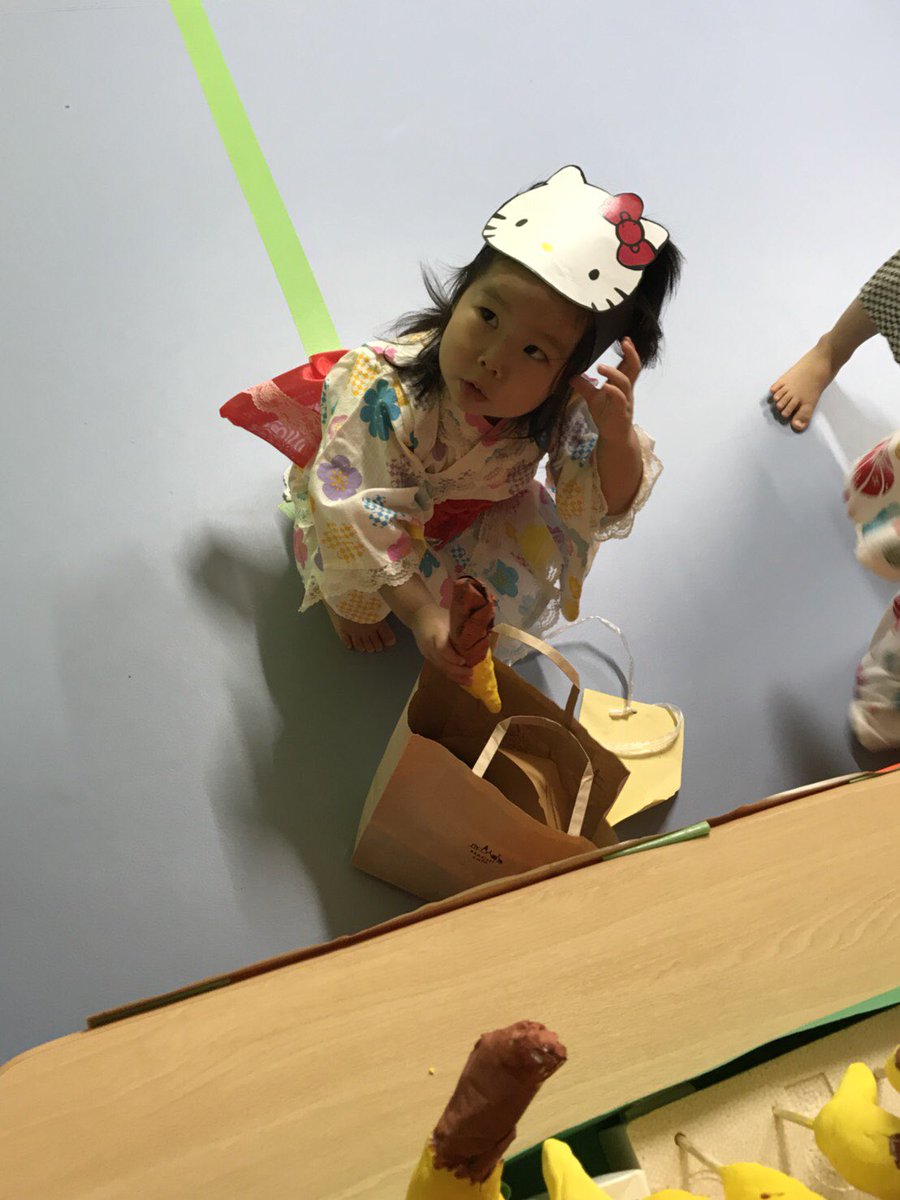 a_inya's tweet photo. 保育園の納涼祭行ってきた♪♪疲れたみたいで布団入って直ぐに爆睡でした💤 https://t.co/HlLJUk54Cg