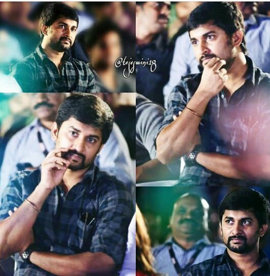 m_ramya__n's tweet photo. When it comes to his attire #Checkshirts will always give their best
Throwback ..Promotion times  #Majnu #Aditya💙
#Nenulocal #Babu♥
 #YVM  #VarunKrishna💙   @NameisNani❤ 
Ec:@tejeswini18 😊 https://t.co/d5s2HLKCw8