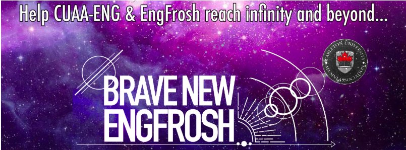 Check out our Future Funder campaign for #bravenewengfrosh2018 here: bit.ly/2MnzfCe