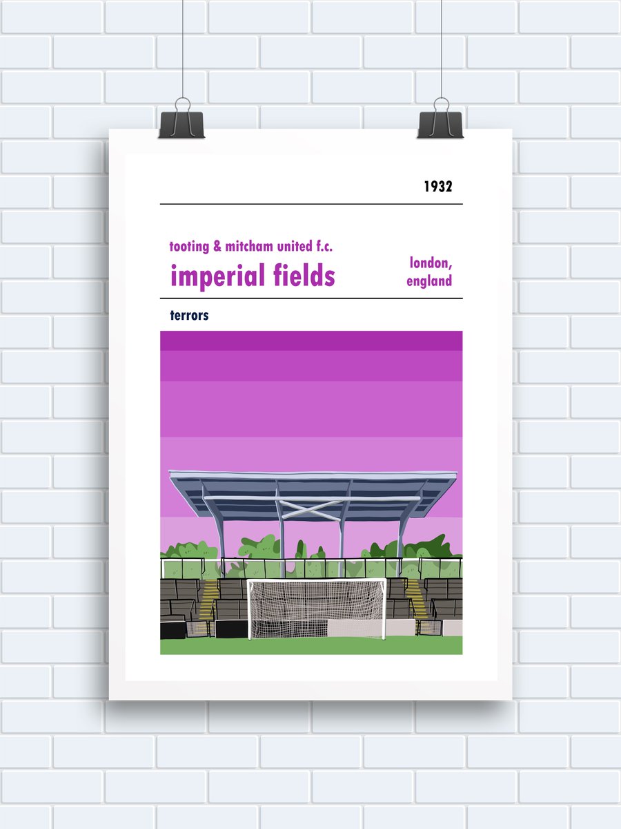 StadiumPrint's tweet photo. Imperial Fields. South London's finest
https://t.co/YI50SjRJaP
#TMUFC #ImperialFields https://t.co/KJYms6uy3t