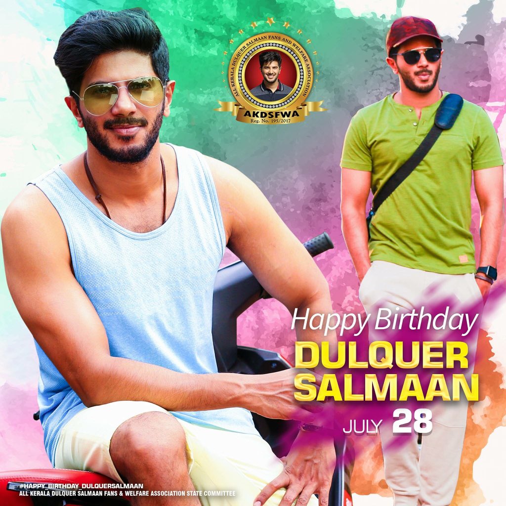   ikka  Wishing DQ Happy Birthday  Here is the Dulquer Salmaan Fans Common DP 