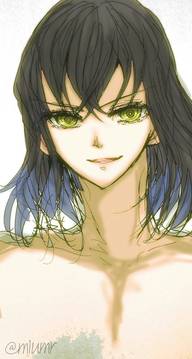 華さんがTwitterに投稿した嘴平伊之助(鬼滅の刃)のイラスト。