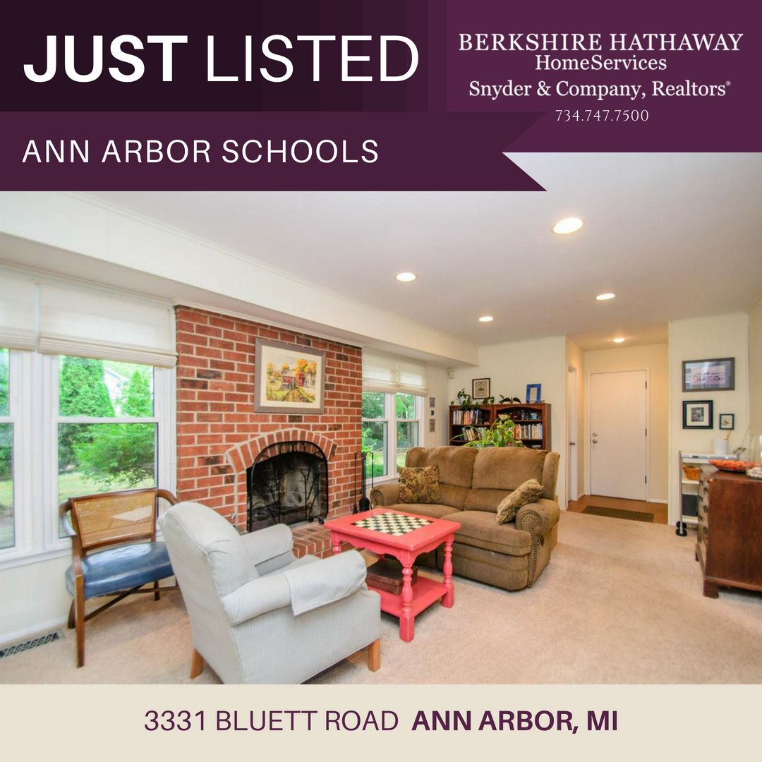 AnnArborHomes's tweet photo. #JustListed by Russ Hagy:
4bdrm, 2.5bath #colonial in #AnnArborSchools
#OpenHouse this Sun, July 29, 1-3pm

Price &amp; more photos: https://t.co/XQ2dL5shgZ

#BHHSRealEstate #ExpertsInResidence
#GoodToKnow #GoodToAsk #RedefiningBestInClass
#AnnArborRealEstate #AnnArborLiving #A2Homes https://t.co/avylVB3wtt