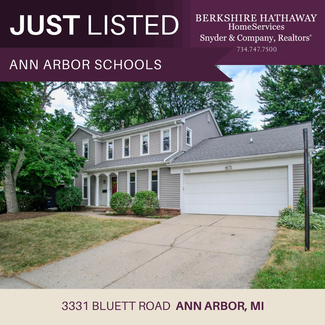 AnnArborHomes's tweet photo. #JustListed by Russ Hagy:
4bdrm, 2.5bath #colonial in #AnnArborSchools
#OpenHouse this Sun, July 29, 1-3pm

Price &amp; more photos: https://t.co/XQ2dL5shgZ

#BHHSRealEstate #ExpertsInResidence
#GoodToKnow #GoodToAsk #RedefiningBestInClass
#AnnArborRealEstate #AnnArborLiving #A2Homes https://t.co/avylVB3wtt