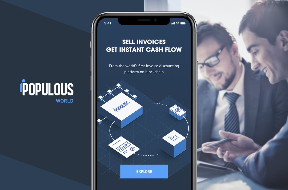 BitPopulous's tweet photo. Populous World can turn your receivables into immediate cash.  When you on-board with us (https://t.co/6dHItTyr2r) we can finance all of your invoices or just one, to suit your requirements
#invoicefinancing #blockchain #fintech #SMEs 
#notgivingawayether https://t.co/sp21gQeB07