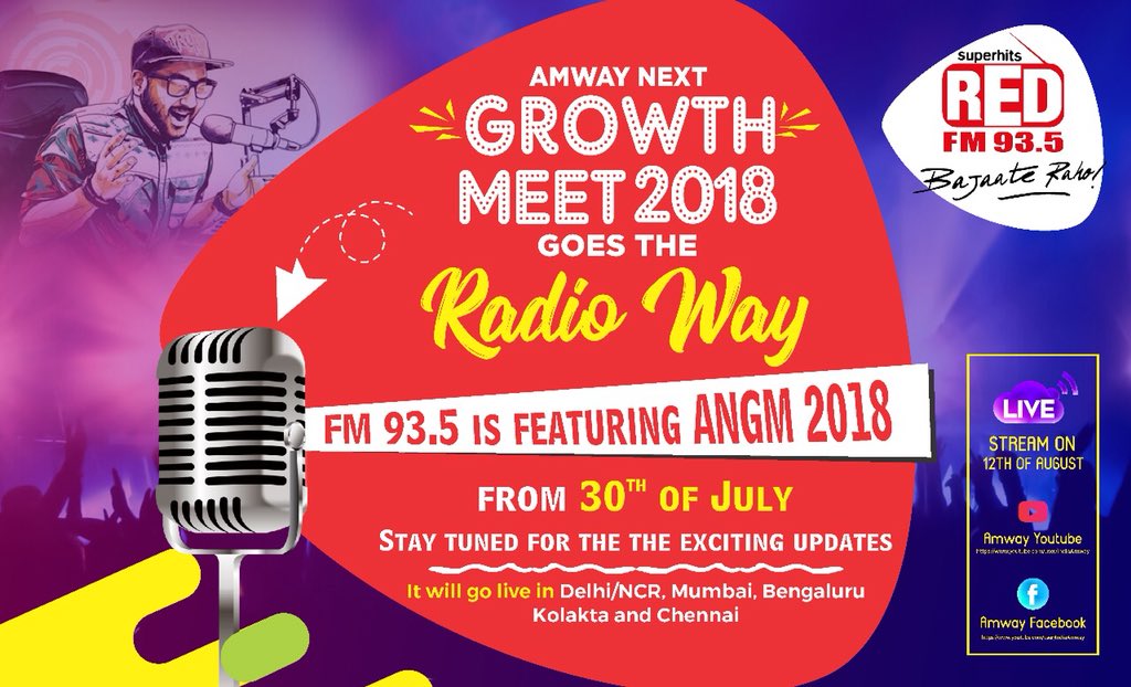 Amway India On Twitter Catch All The Excitement On Fm 93 5 From
