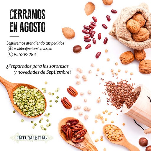 naturaletha's tweet photo. Durante el mes de agosto nuestra tienda permanecerá cerrada. 📣🌿
Seguiremos atendiendo pedidos por teléfono📞 en el 955 29 22 84 y vía email 📧 pedidos@naturaletha.com
⏩⏩ https://t.co/muy0HFBMdF
#Naturaletha #eco #eatclean #healthy https://t.co/tKcDu3VyLn