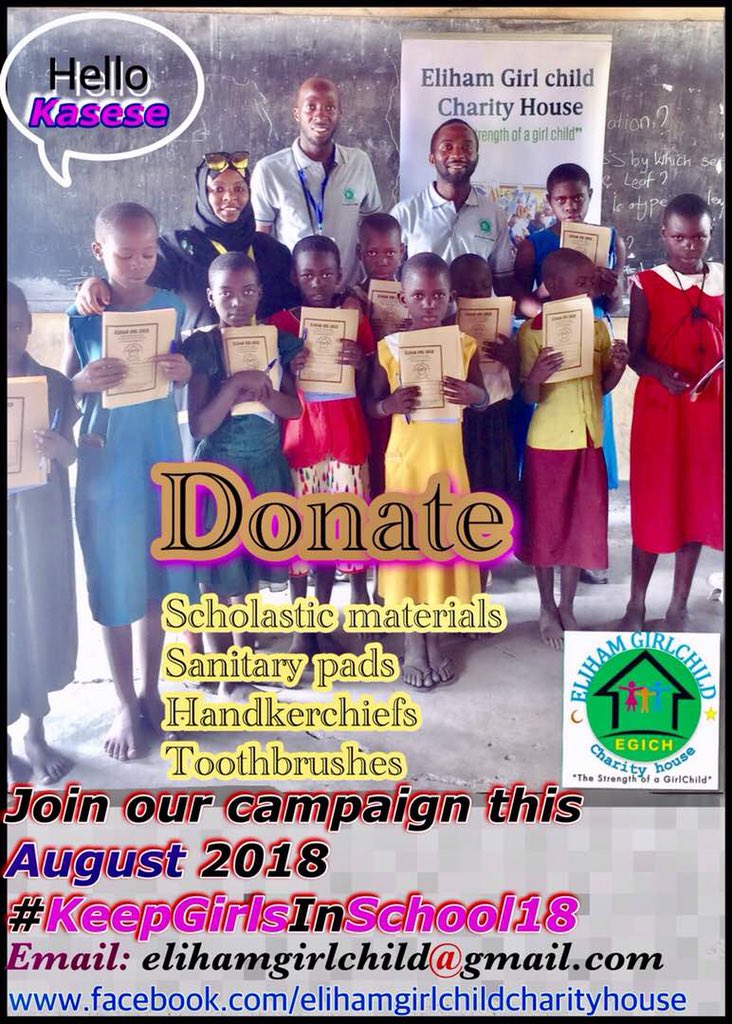ElihamGirl's tweet photo. Join our campaign ... Supportbour cause .. Donate a pack of sanitary towels and a book and be able to keep a girl in school this year . Our contact person is @tahak2077 . 0779887966 #WomensRights #keepgirlsinschool18 https://t.co/UwQ6DJORP8
