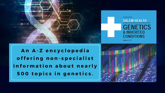 Today’s #FridayReads features one of our Salem #Health titles, #Genetics & #InheritedConditions. Read this free article to learn more about #GenomicLibraries salempress.com/pdf/fridayread…
#Read #Publishing #Encyclopedia #Genes