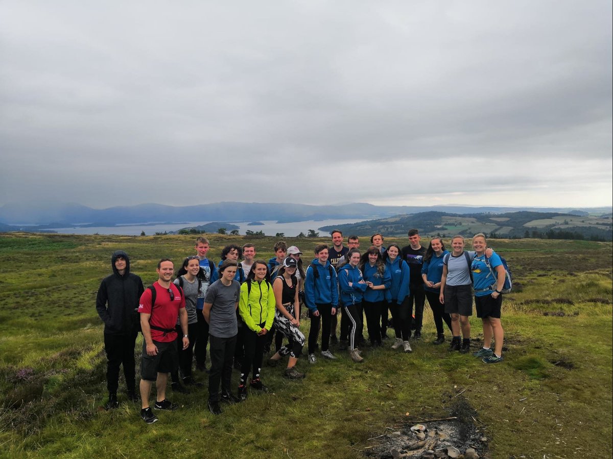 Day 5 of #ActiveSchools summer #youngleader programme, heading up #BenBowie with pupils from #Eastdunbartonshire secondary schools #NationalParksWeek @OutdoorEdc @sportscotland @lomondtrossachs @VisitScotland @uknationalparks