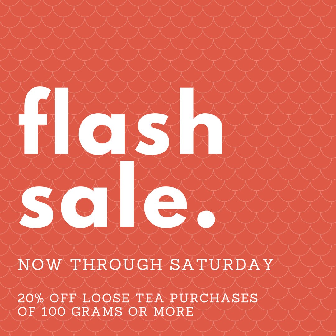TeaTimeAZ's tweet image. flash sale. - mailchi.mp/d05ae0ad17a0/f…