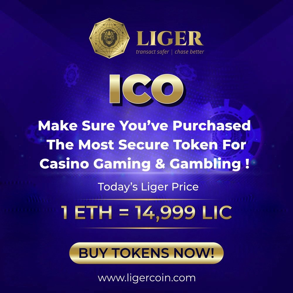 TheLigerCoin's tweet photo. The Biggest #ICO Of 2018 is ON! Visit https://t.co/gTspOaBo1V to make your purchases NOW! #Gaming #Casino #OnlineGaming #TokenSale #ICOSale #SportsBetting #ICOAlert #Crypto https://t.co/DXyAq0wRYG