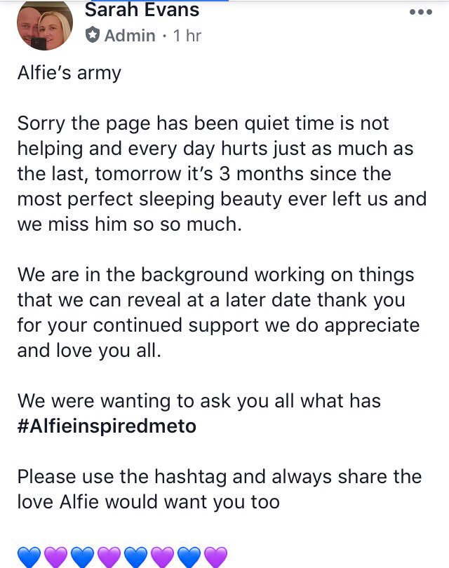 #ALFIESARMY (@alfiesarmy16) on Twitter photo ALFIE'S ARMY ๐โโ๏ธThank you for your patience and support, you truly are an amazing army ๐๐ We would like to know what Alfie has inspired you to do, please use the hashtag #Alfieinspiredmeto ALFIE'S ARMY ๐โโ๏ธThank you for your patience and support, you truly are an amazing army ๐๐ We would like to know what Alfie has inspired you to do, please use the hashtag #Alfieinspiredmeto
