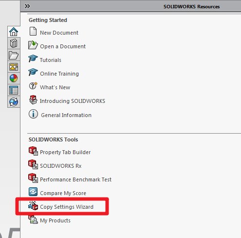 NTCADCAM's tweet image. #SOLIDWORKS Tip of the Day: Use the Copy Settings Wizard to save and propagate system settings to multiple users, save keyboard shortcuts, menu customization &amp;amp; more!
