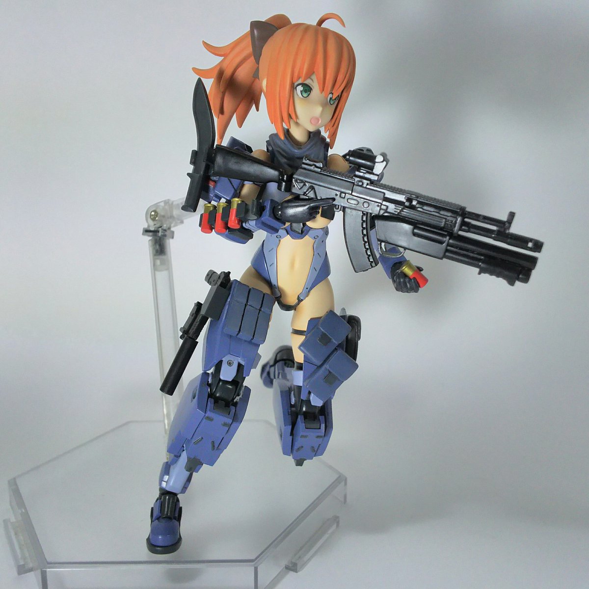 Itehu44 Faガール 響うちのfaガール 名前 ひなた 迅雷と白虎をベースにしつつ小物類と髪型を自作しました 明るい性格のしっかり者で面倒見が良い女の子です そんな顔しないの ずっと一緒にいてあげるっ 援護的な意味で