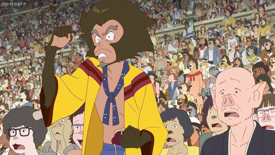 熊徹 一歩もひかない九太 #バケモノの子 #熊徹 #九太