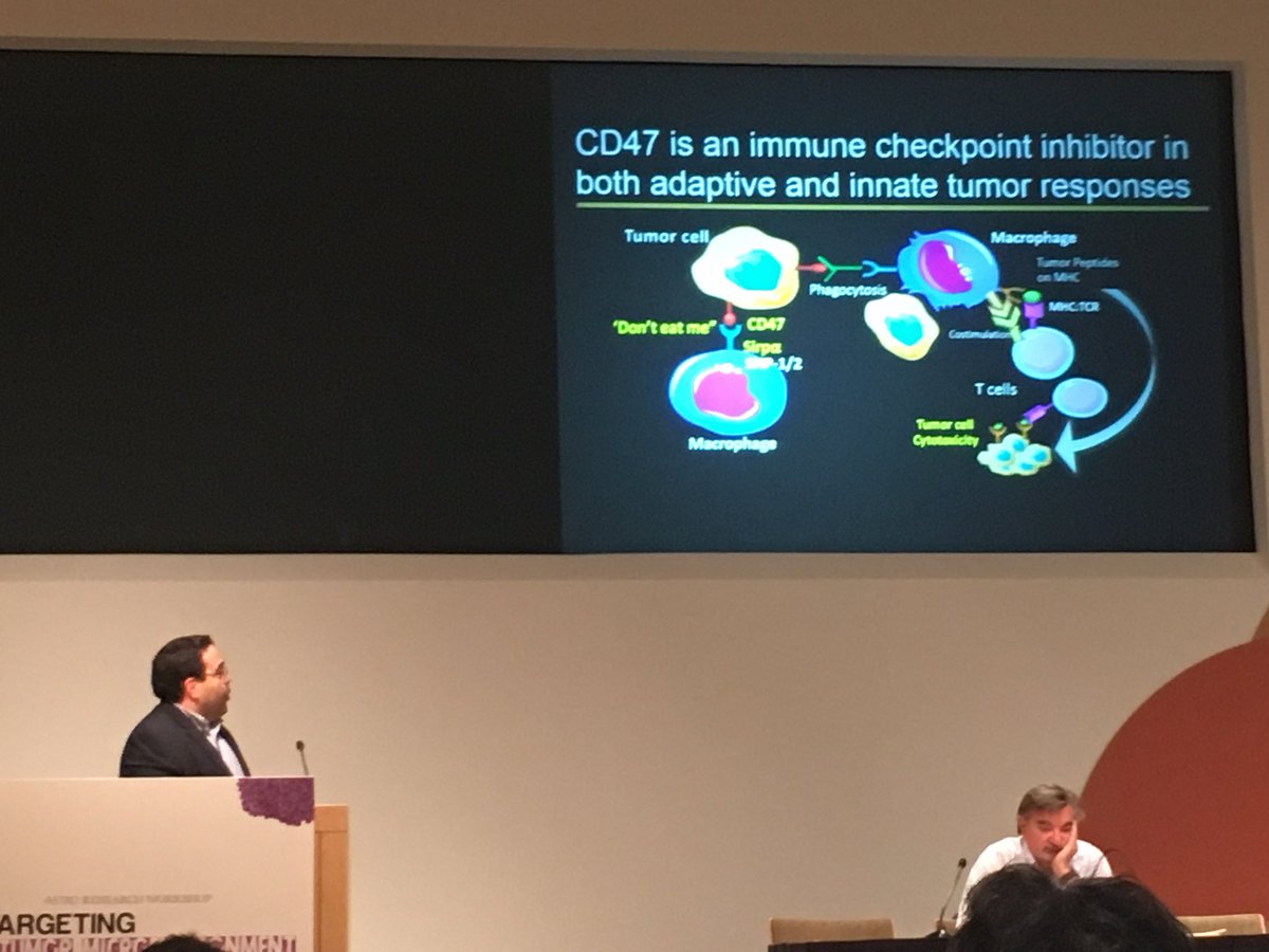 Curious to learn more about CD47 and RT! Dr. Soto-Pantoja from @WakeForest is now presenting his data on this combination. #TumorMicroenvironment #Researchworkshop @ASTRO_org