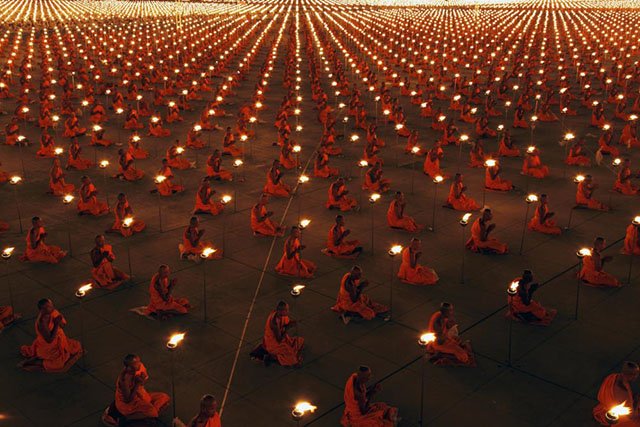 Asahna Bucha Day is the celebration in Thailand of the “Four Noble Truths” preached by Buddha in his first sermon after his enlightenment.