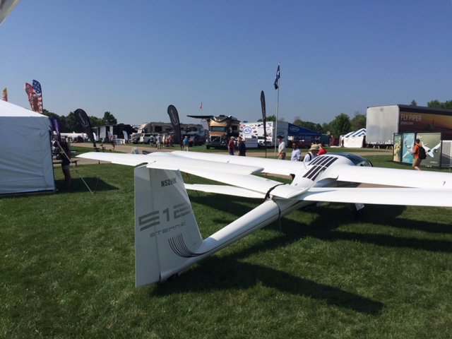 StemmeAG's tweet photo. Visit our booth today at #OSH18 and learn more about our #Stemme #S12. We have two Aircraft on display #2AcIn1 #pilotlife #avgeek #GravityOutsmarted #scaleupliving #LuxuryTravel #aviation #motorglider #gliding #touring #AboveItAll @Stemme_USA https://t.co/1CiLWSFnxU