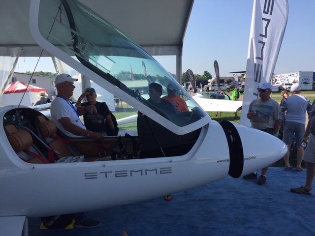 StemmeAG's tweet photo. Visit our booth today at #OSH18 and learn more about our #Stemme #S12. We have two Aircraft on display #2AcIn1 #pilotlife #avgeek #GravityOutsmarted #scaleupliving #LuxuryTravel #aviation #motorglider #gliding #touring #AboveItAll @Stemme_USA https://t.co/1CiLWSFnxU