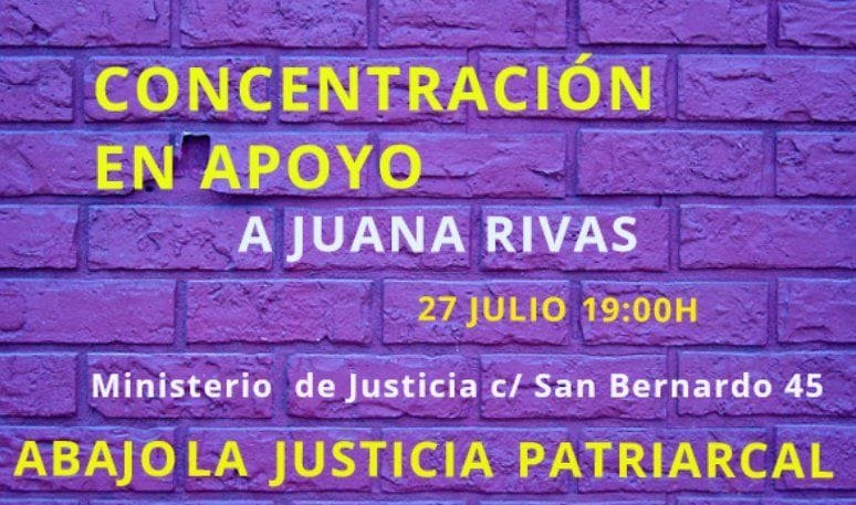 HOY a las 7 de la tarde en el Ministerio de Justicia (Madrid).

¡Si tocan a una, nos tocan a todas! ✊🏻♀️💜