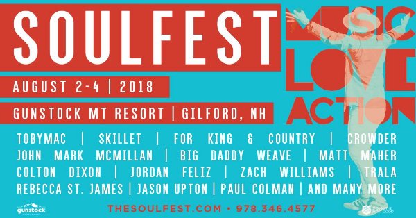 Looking forward to hanging out at <a href="/thesoulfest/">SoulFest</a> next week!  Who's coming?