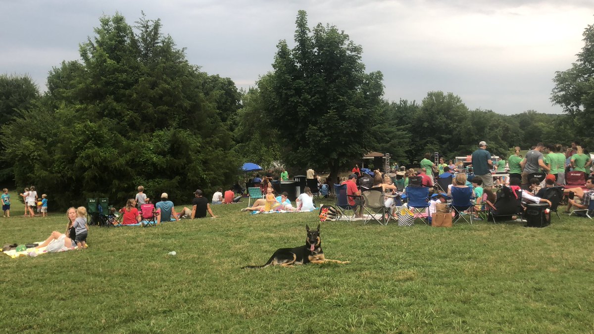 OLK9_Arkansas's tweet photo. Get out and have fun wth your family and pups! #gsd #gulleyparkconcertseries https://t.co/e7Uz2GfO7O