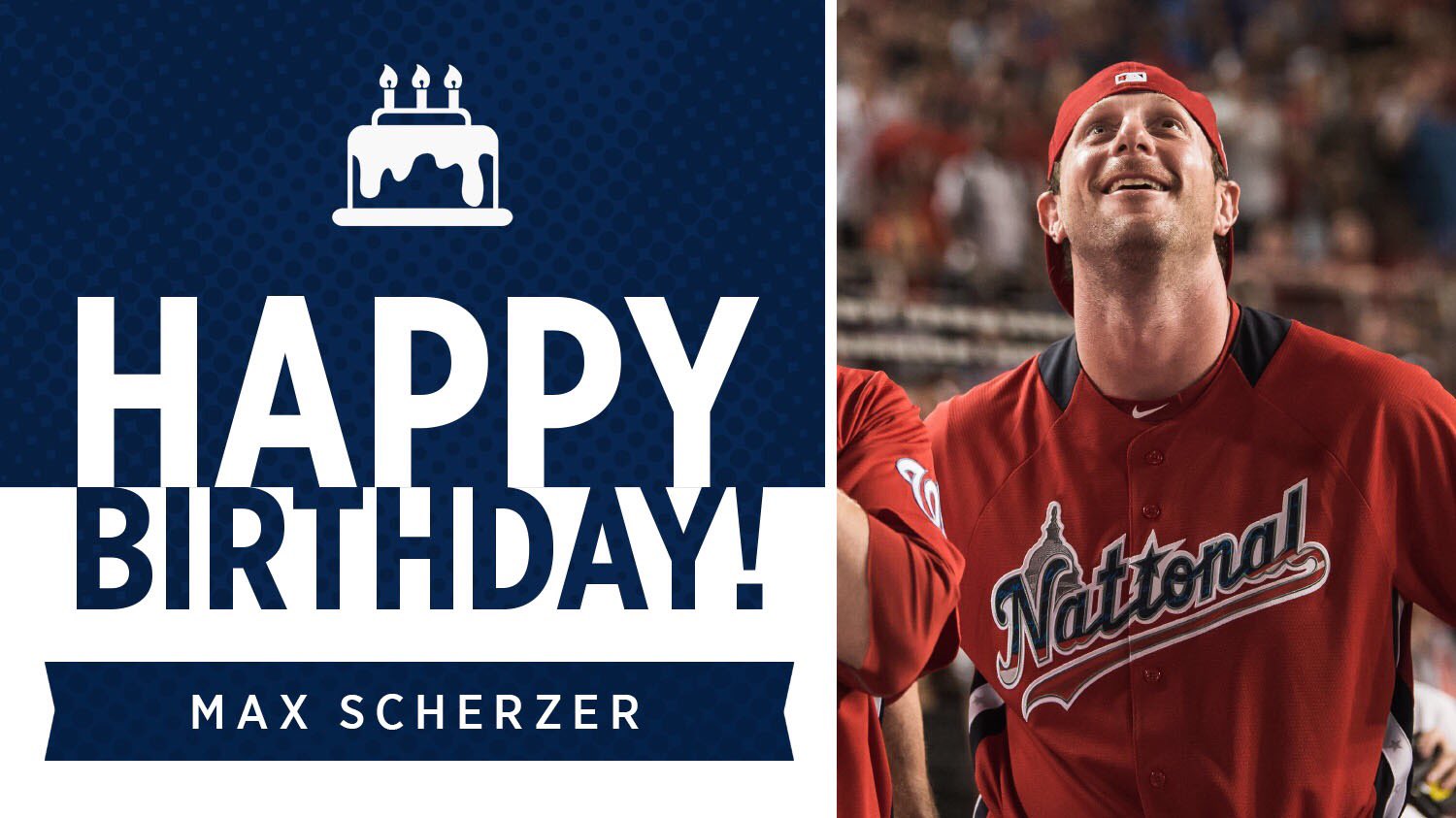 Wishing you and yours a very blessed And a happy birthday to the man himself, Max Scherzer! 