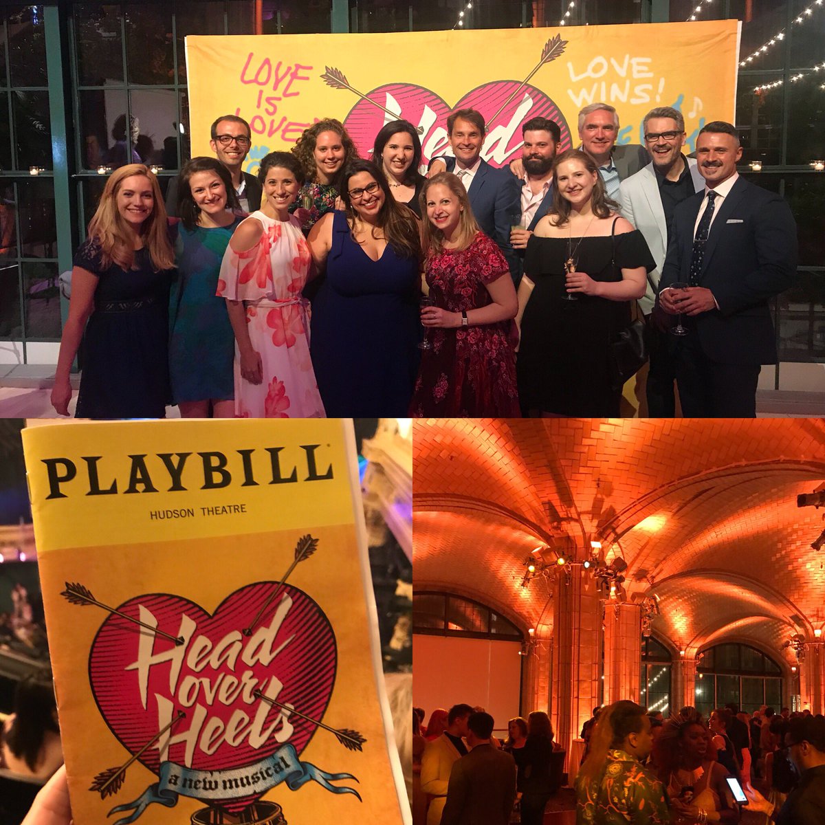 Opening night! So proud to be a small part of the <a href="/HOHmusical/">Head Over Heels - The New Musical</a> team!