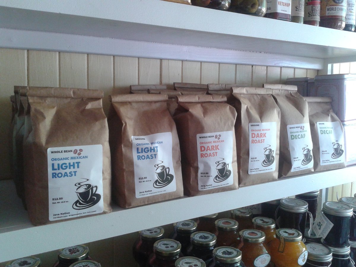 Java_Nation's tweet image. New delivery of beans and Iced coffee. Avoid traffic. Swing by Serene Green farm stand.