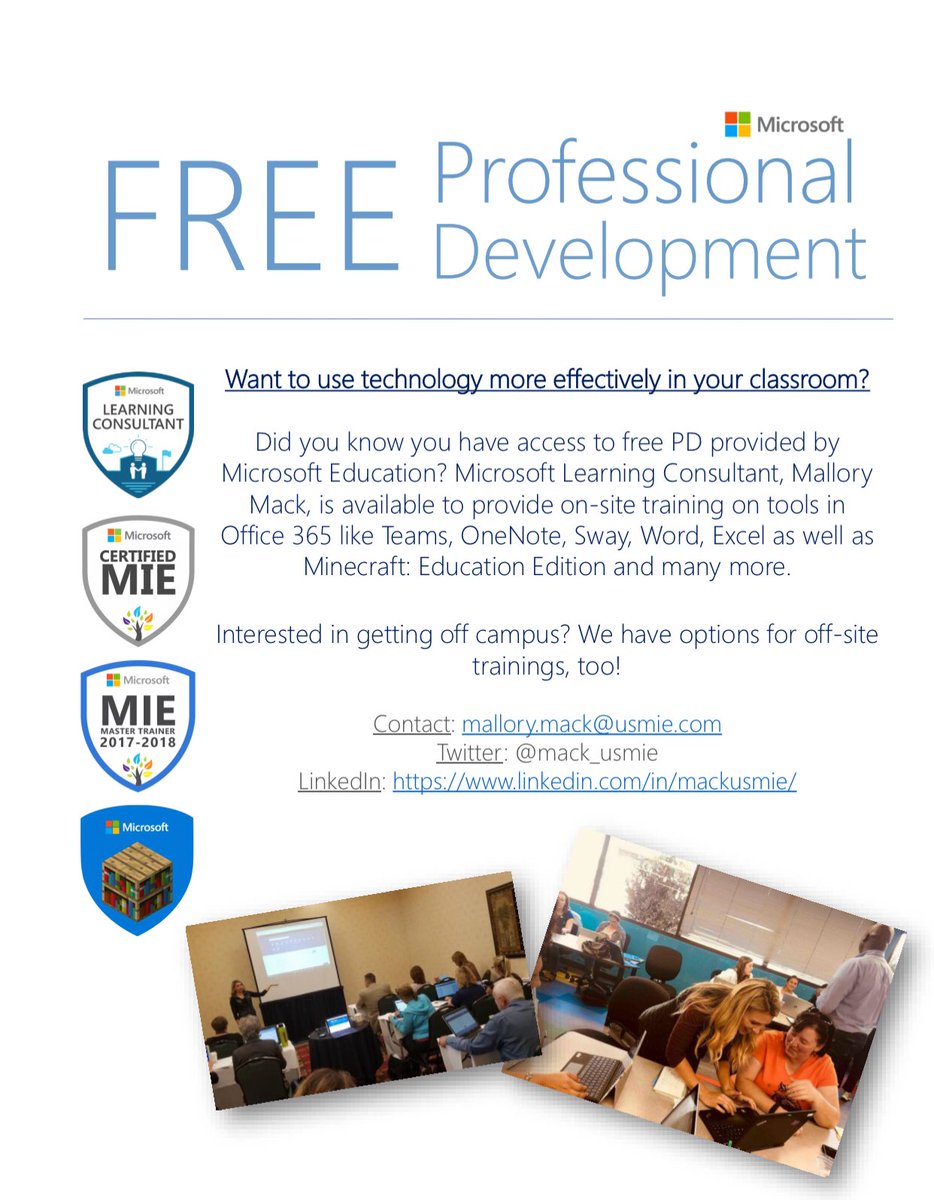 mallory__mack's tweet photo. In the words of my former students - “you’re getting played!” Don’t pay for PD. #Learnwhatsnext. For free. On your time. https://t.co/h9Arioag0S