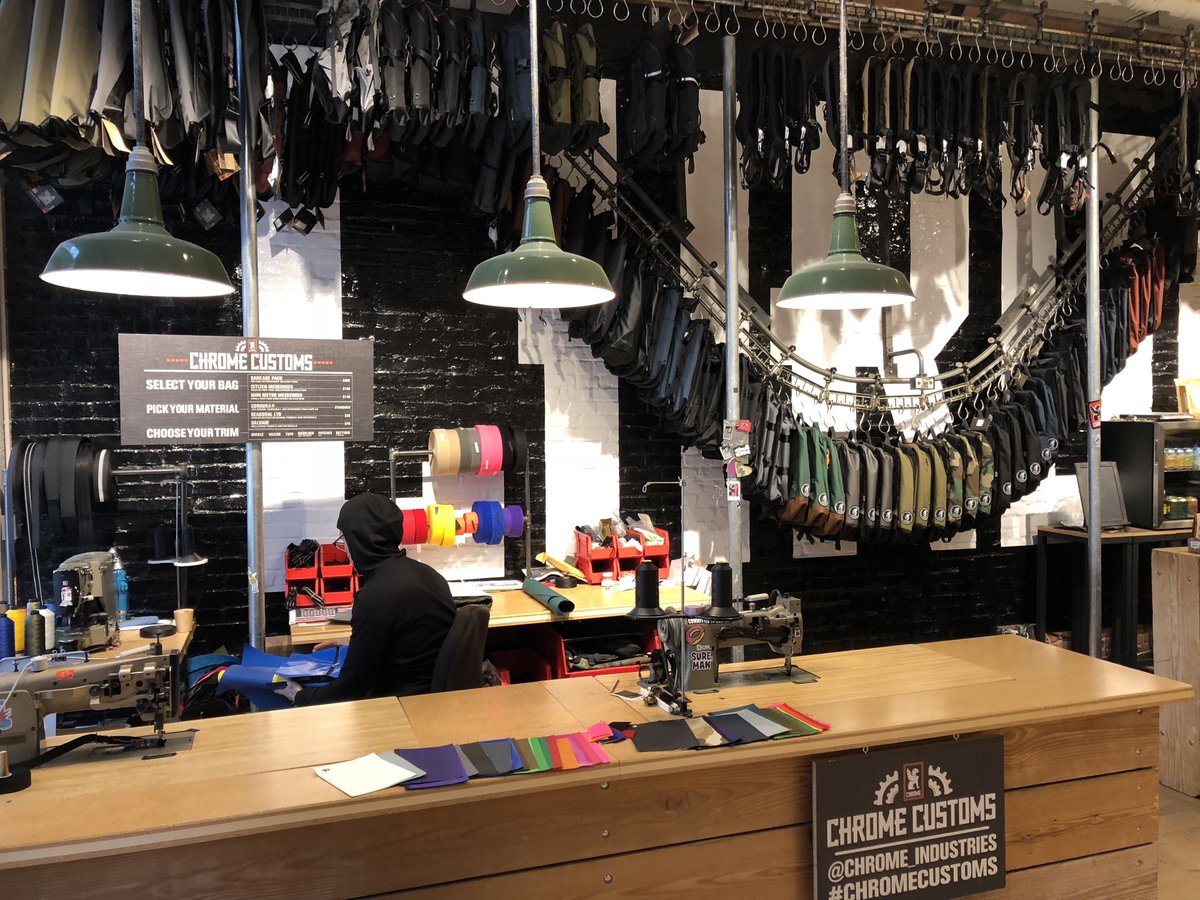 #CHROMECUSTOMS, 
Consumers dictating what they want, the era of mass personalisation is here. @CHROME_INDUSTRIES ,#seattle, a hub store offering customised bags. Love the promise and the styling, #marketing, #retail, #marketingtips, #brand, #style, #seattle, #shopper, #lovelife