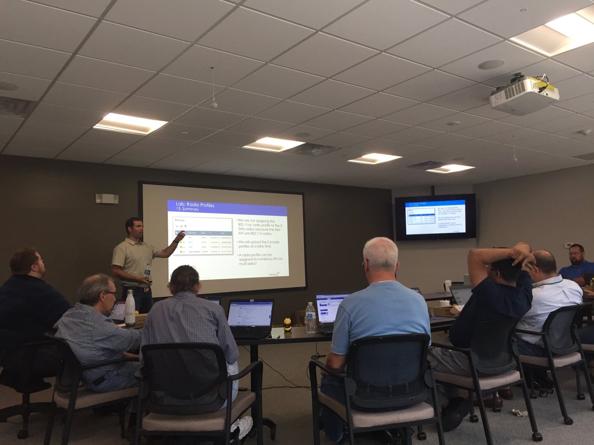 troymart's tweet photo. Had a blast teaching @Aerohive #WiFi in the #Tristates area this week. Thx @ComstarUSA for hosting and to all who attended. #WiFiwithPurpose https://t.co/t44F9DIqOh